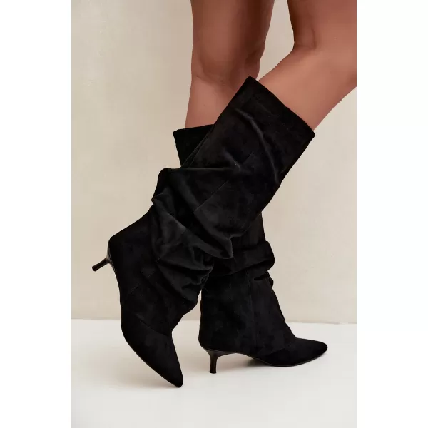  Cizme de dama BOTO 7111 NEGRU 