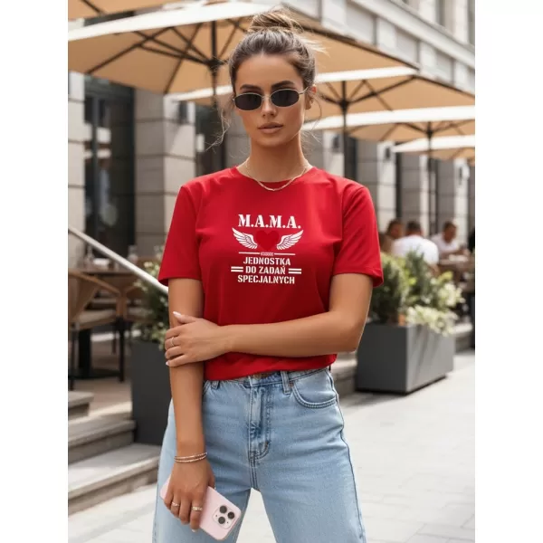  Tricou de damă DSTREET NX5026RY-RD ROŞU 