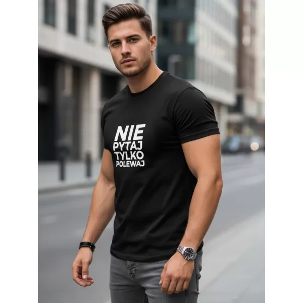  Tricou pentru bărbați DSTREET NX0113R-BK NEGRU 