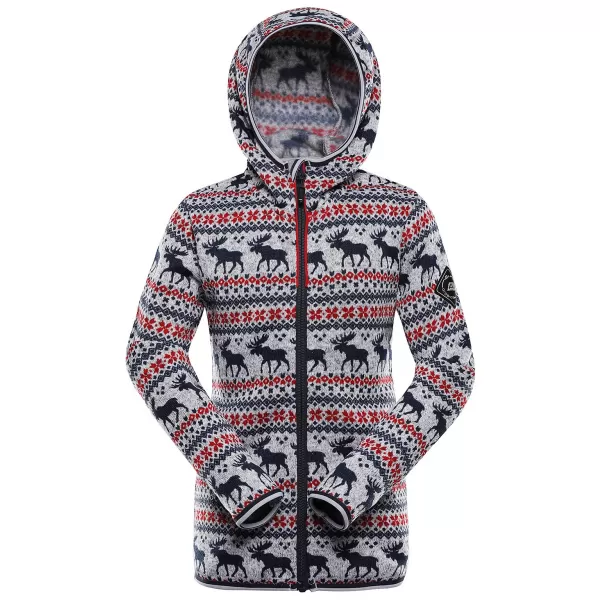  Pulover cald pentru copii ALPINE PRO NORESO VARIANTA INALTA PB 