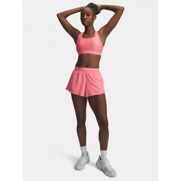  Pantaloni scurți de damă UNDER ARMOUR VANISH WOVEN 3IN SHORTS 6009965-600 ROZ 