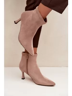 Botine de dama BOTO 7107 BEJ
