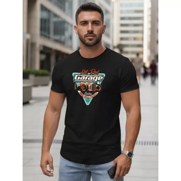  Tricou pentru bărbați DSTREET NX5093R-BK NEGRU 