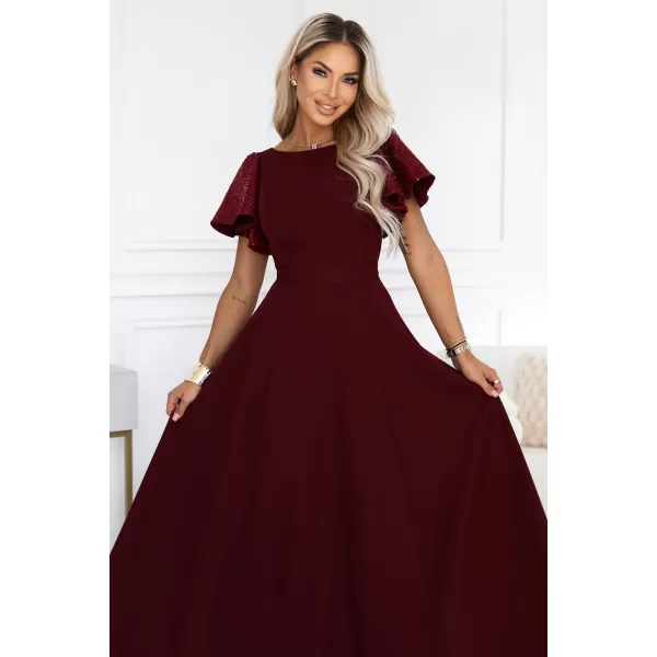  Rochie NUMOCO 694-3 CLARET 