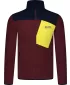 Hanorac ușor pentru bărbați din fleece NORDBLANC CRACKLE NBSFM8373 BURGUNDIA