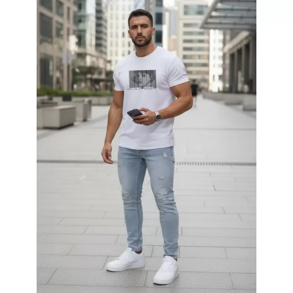  Tricou pentru bărbați DSTREET NX5014R ALB 