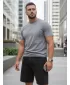 Tricou pentru bărbați DSTREET RX5675 GRI DESCHIS