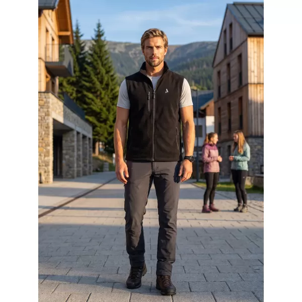  Vestă din lână pentru bărbați ALTISPORT ALM002525 NEGRU 