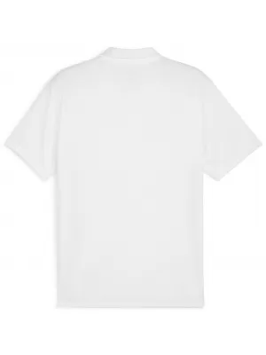 Tricou pentru bărbați cu guler PUMA TEAMGOAL POLO 658771-04 PUMA ALB/NEGRU/GRI PENE