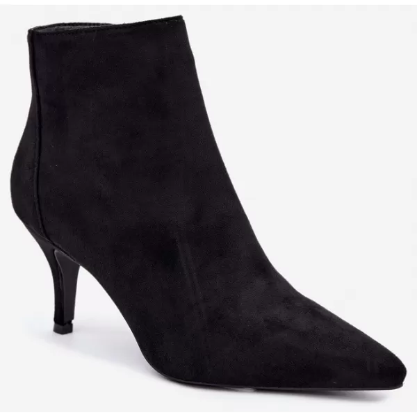  Botine de dama BOTO 2905A-1 NEGRU MAT 