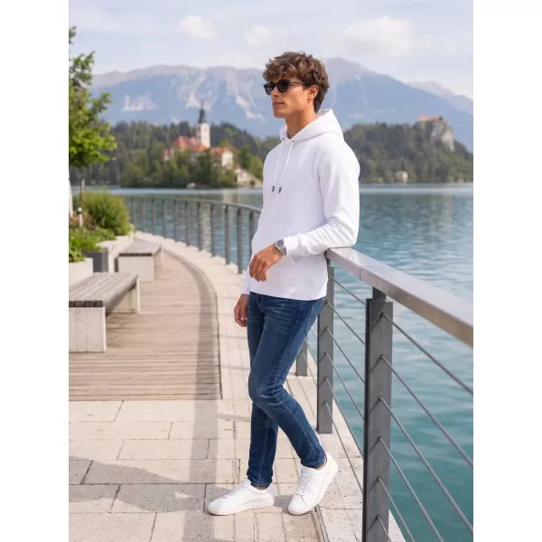  Hanorac pentru bărbați ALTISPORT NP/ALMST44001 ALB 