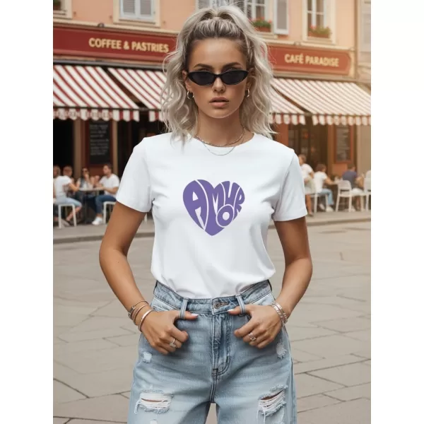  Tricou pentru femei DSTREET NX8055RY-WH ALB 