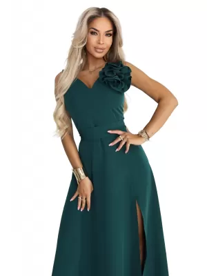 Rochie NUMOCO 669-1 VERDEAȚĂ DE STICLĂ