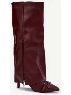 Cizme de dama BOTO 9386 WINE RED ROȘU VIN