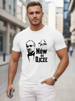 Tricou pentru bărbați DSTREET NX5145R-WH ALB