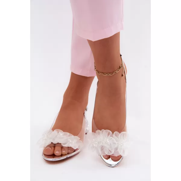  Sandale de dama D&A MR61-9006 ARGINT 