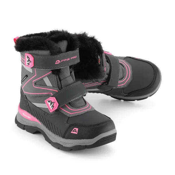  Pantofi de iarna pentru copii ALPINE PRO ERABO STRĂLUCIRE ROZ 