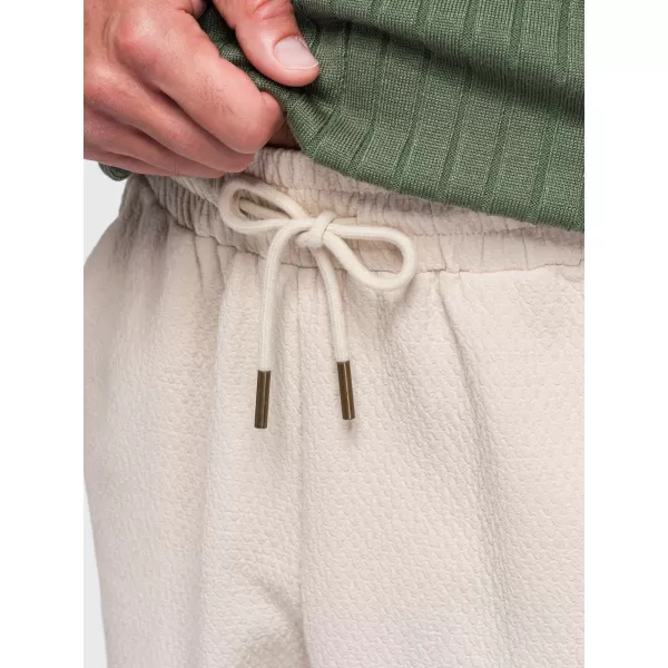  Pantaloni pentru bărbați OMBRE OM-PACP-0310 APROAPE ALB 