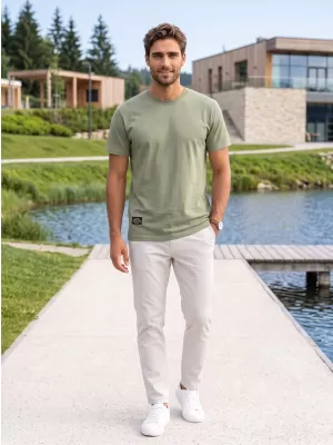 Tricou pentru bărbați ALTISPORT NP/ALMST20001 VERDE MILITAR