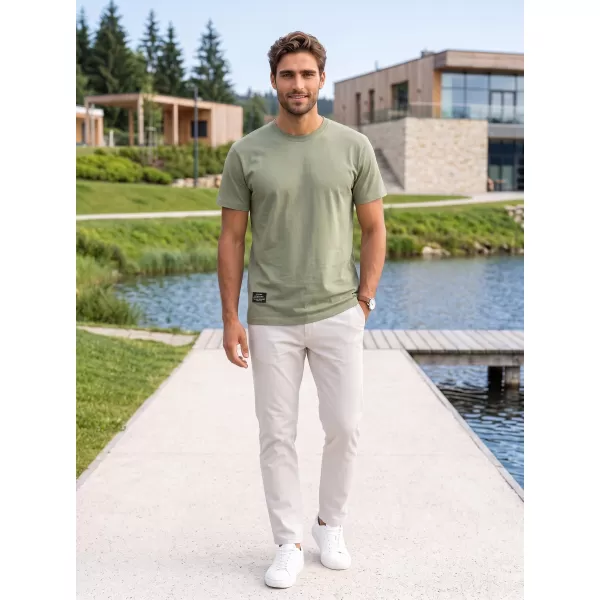  Tricou pentru bărbați ALTISPORT NP/ALMST20001 VERDE MILITAR 