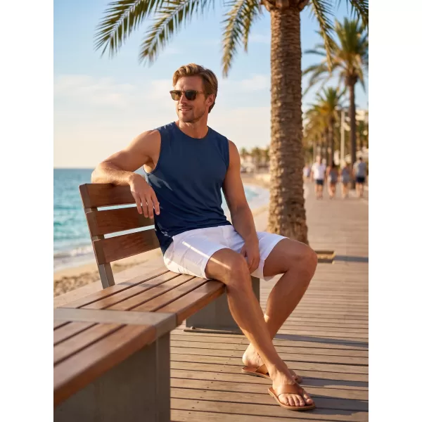  Maieu sport pentru bărbați MALFINI BREEZE 820 ALBASTRU MARIN 
