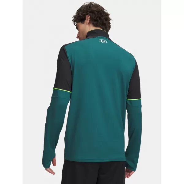  Hanorac pentru bărbați UNDER ARMOUR M CHALLENGER TRAINING QZ 6004043-338 VERDE 