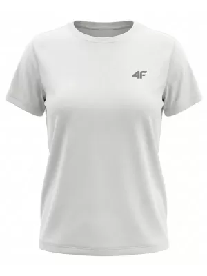 Tricou pentru femei 4F WMM00TTSHF3308 ALB