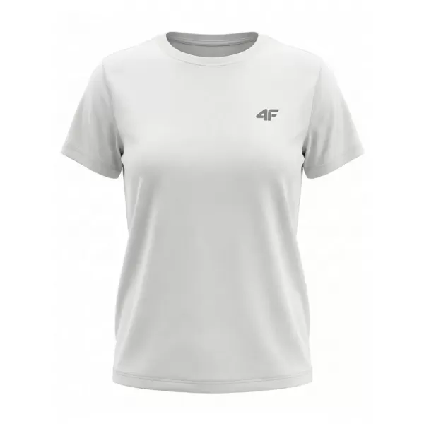  Tricou pentru femei 4F WMM00TTSHF3308 ALB 