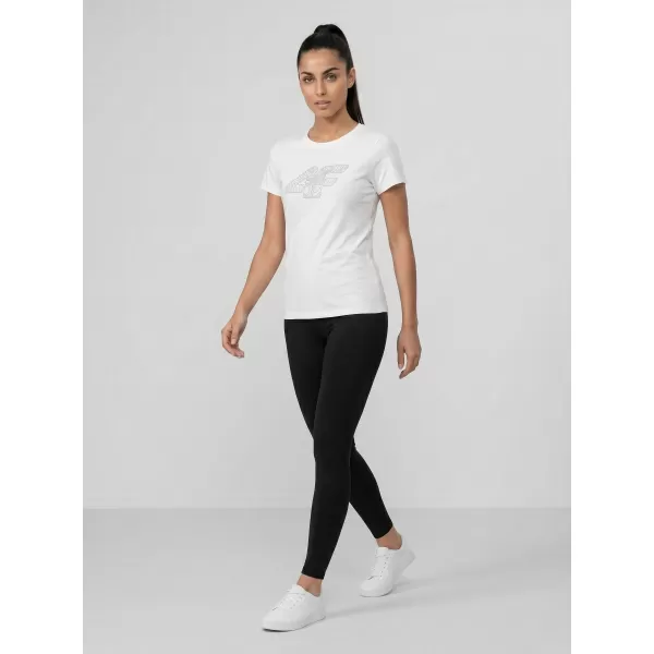  Tricou pentru femei 4F WMM00TTSHF3309 ALB 