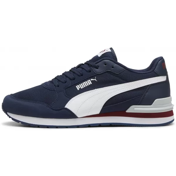 Cizme PUMA ST RUNNER V4 MESH 39966602 CLUB NAVY/ CLUB NAVY/PUMA WHITE/TEAM REGAL RED/PLATINUM GREY 
