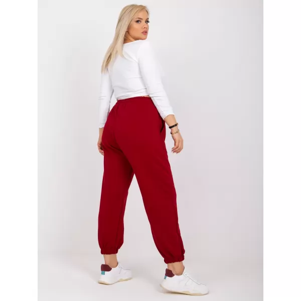  Pantaloni de trening pentru femei BASIC FEEL GOOD RV-DR-6331.86 BURGUNDIA 
