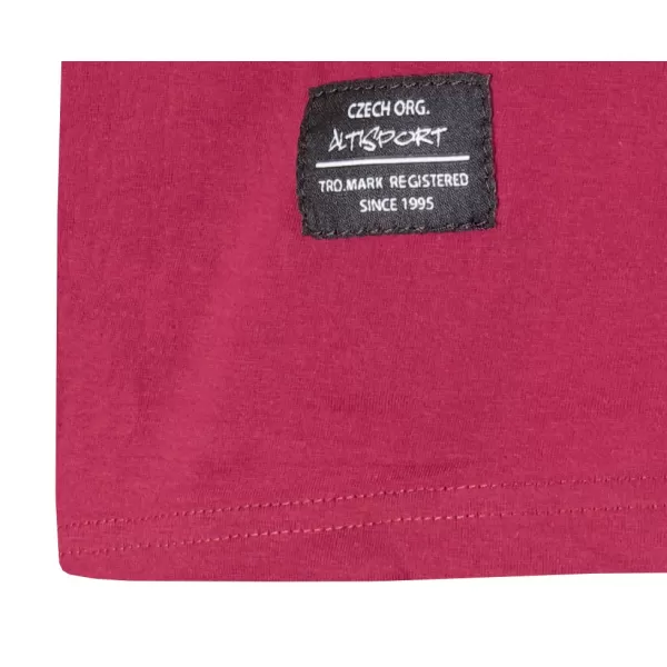  Tricou pentru bărbați ALTISPORT NP/ALMST20001 BURGUNDIA 