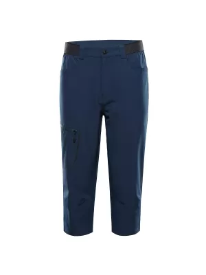 Pantaloni capri pentru bărbați ALPINE PRO WEDER 2 ALBASTRU WING TEAL