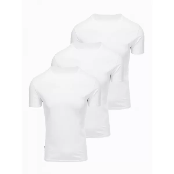  Tricou pentru bărbați OMBRE OM-TSBS-0268 ALB 