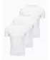 Tricou pentru bărbați OMBRE OM-TSBS-0268 ALB