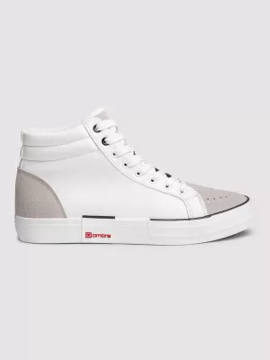 Adidași pentru bărbați OMBRE OM-FOTH-0240 ALB ȘI BEJ