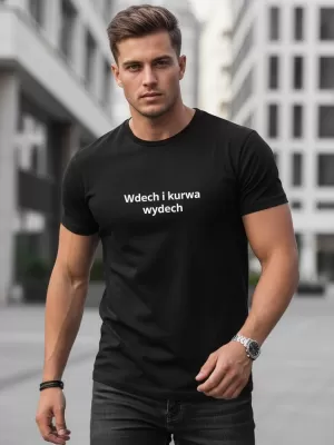 Tricou pentru bărbați DSTREET NX0111R-BK NEGRU