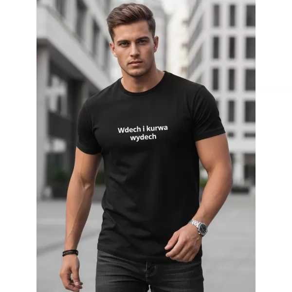 Tricou pentru bărbați DSTREET NX0111R-BK NEGRU 