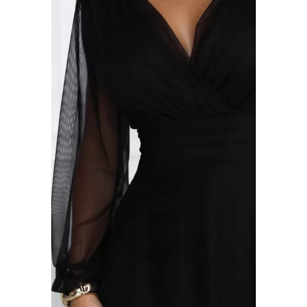  Rochie NUMOCO NERISSA 684-4 NEGRU 