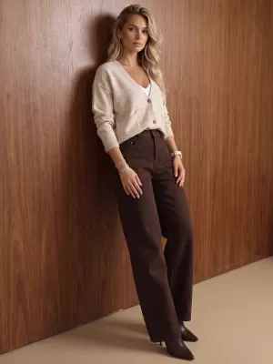 Pantaloni de dama DSTREET 1 UY3240 MARO