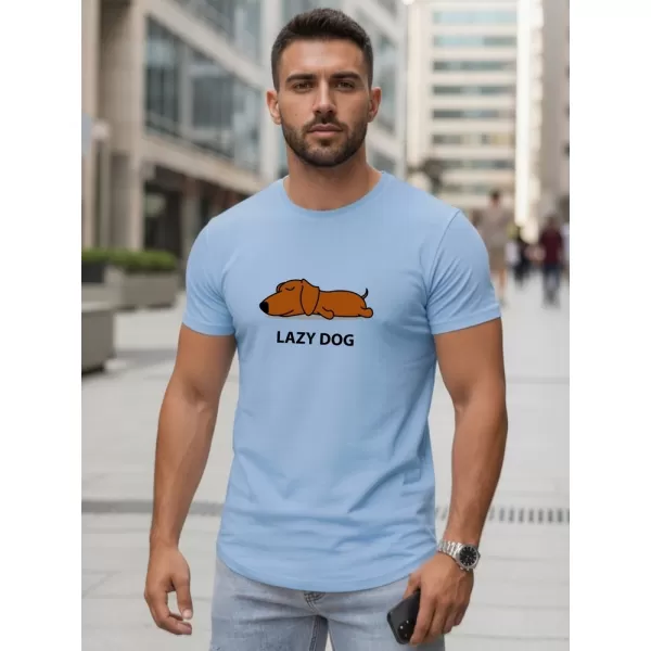  Tricou pentru bărbați DSTREET NX5092R-SK ALBASTRU DESCHIS 