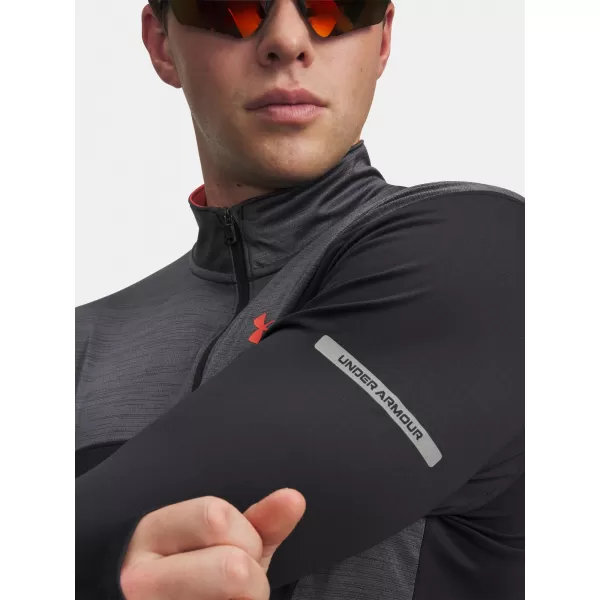  Tricou pentru bărbați UNDER ARMOUR TECH UTILITY 1/4 ZIP 6004963-002 NEGRU 