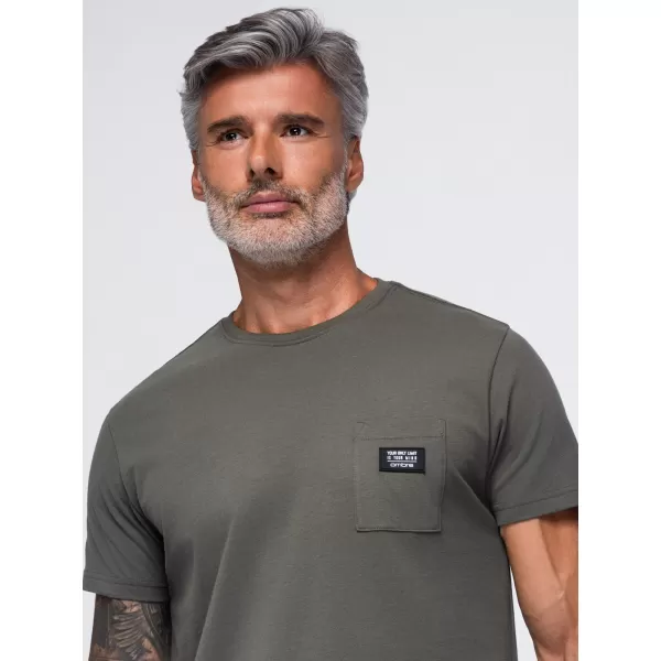  Tricou pentru bărbați OMBRE OM-TSCT-0305 GRAFIT 