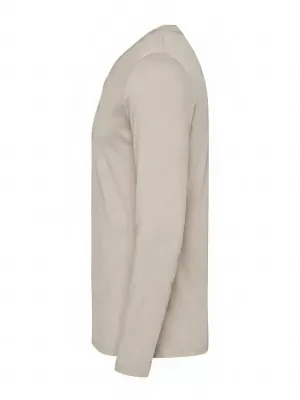 Tricou pentru bărbați OMBRE L171 BEJ DESCHIS