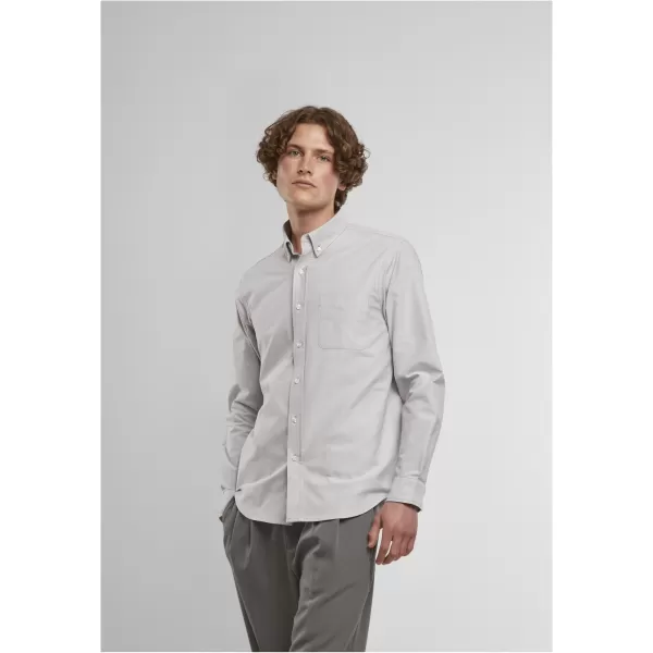  Cămașă pentru bărbați URBAN CLASSICS TB8094 CENUȘIU DESCHIS DE TUNET 