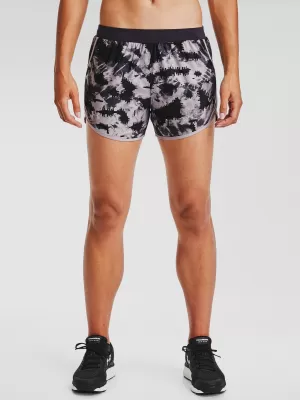 Pantaloni scurți de damă UNDER ARMOUR W UA FLY BY 2.0 PRINTED SHORT 1350198-591 VIOLET
