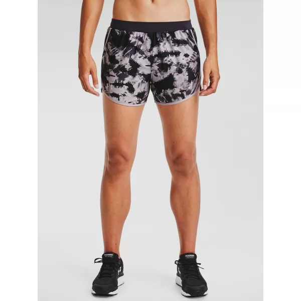  Pantaloni scurți de damă UNDER ARMOUR W UA FLY BY 2.0 PRINTED SHORT 1350198-591 VIOLET 