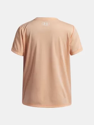 Tricou fetita UNDER ARMOUR TECH TWIST WDMK LOGO SS 6007134-870 PORTOCALE