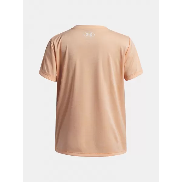  Tricou fetita UNDER ARMOUR TECH TWIST WDMK LOGO SS 6007134-870 PORTOCALE 