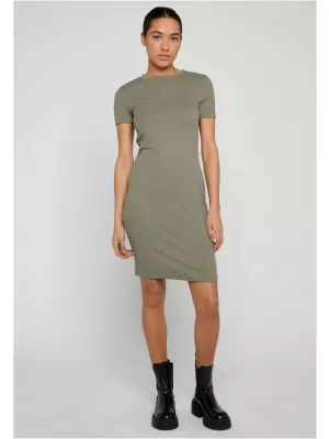 Rochie URBAN CLASSICS TB8275 MĂSLINE PALID